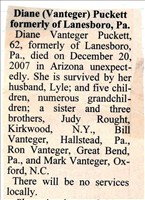 Puckett, Diane(Vanteger)
